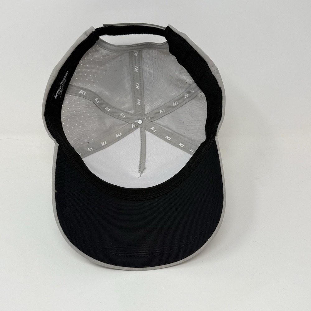 K1 Speed Racing Adjustable‎ Snap Back Hat Cap Mens Racing Gray - Picture 6 of 9